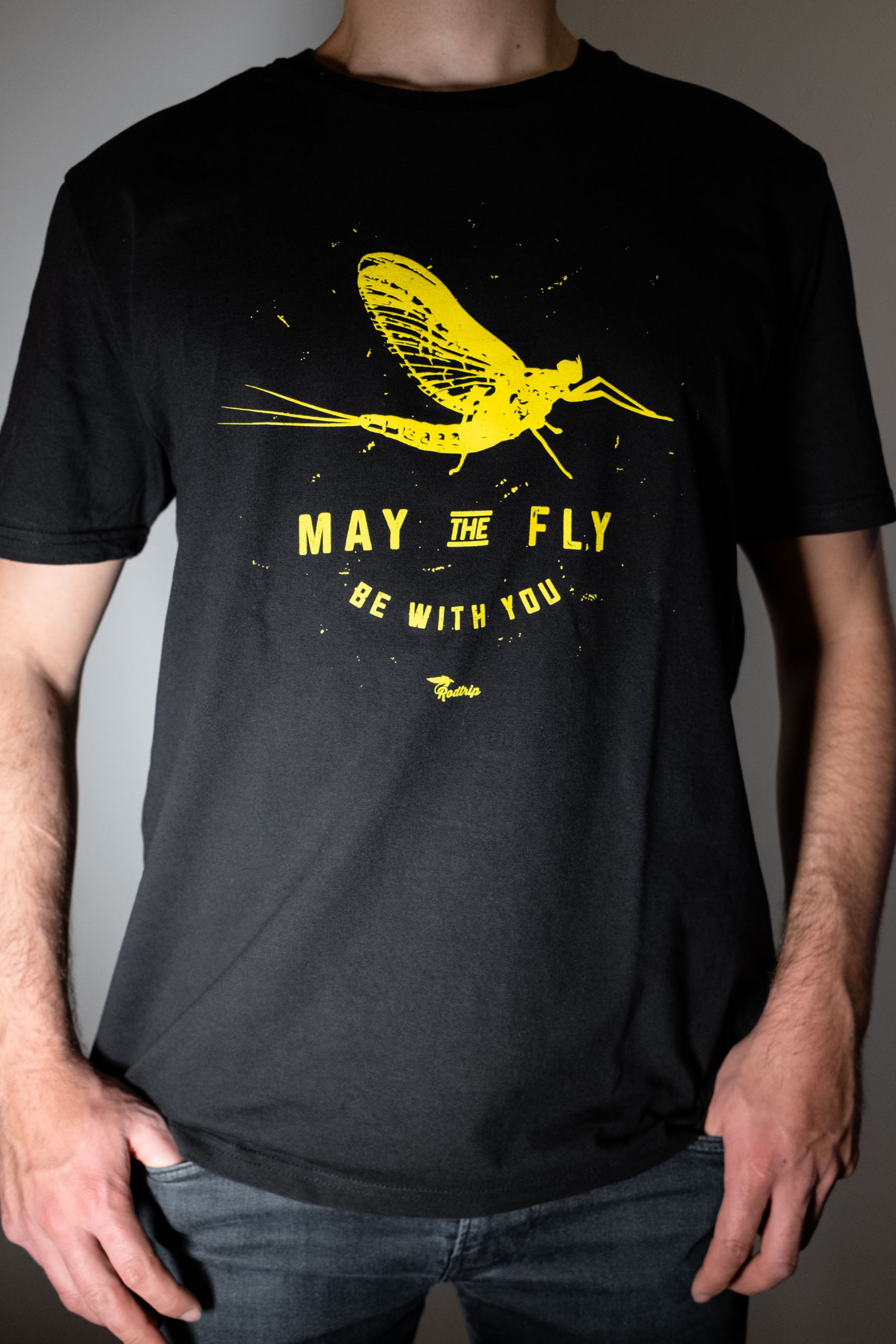 T-shirt May The Fly Be With You noir