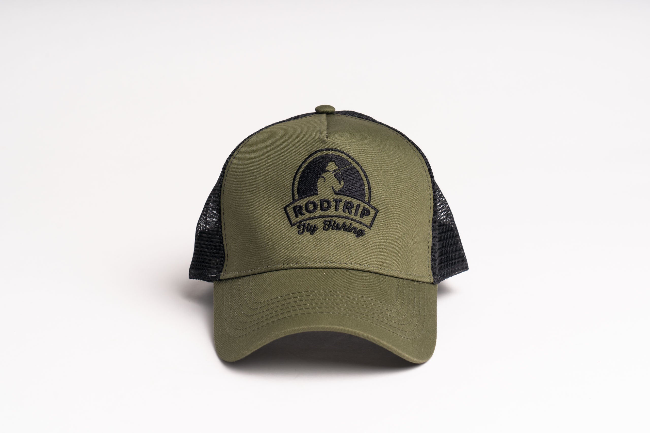 Casquette Trucker - olive/noir