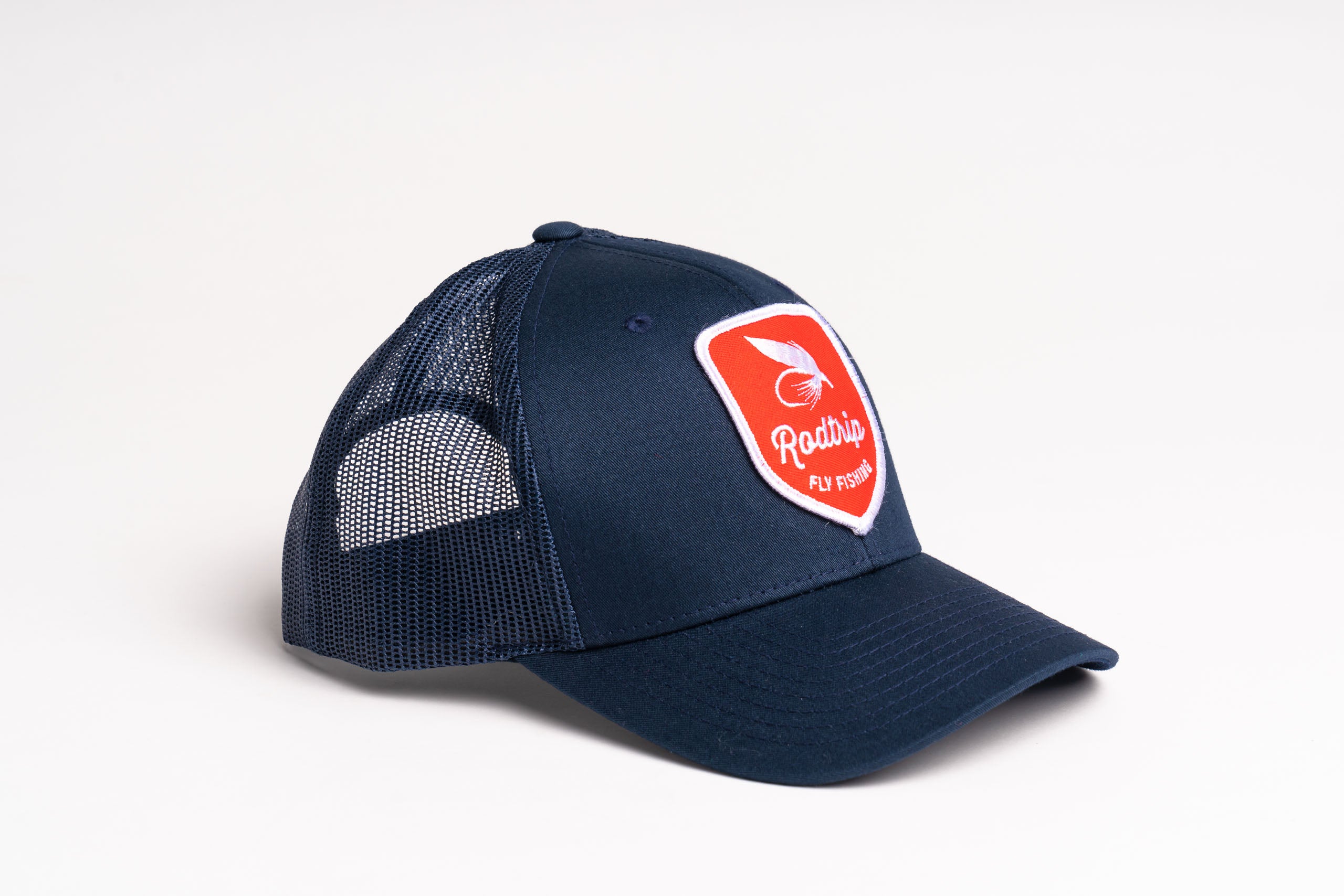 Casquette Trucker - bleu/rouge