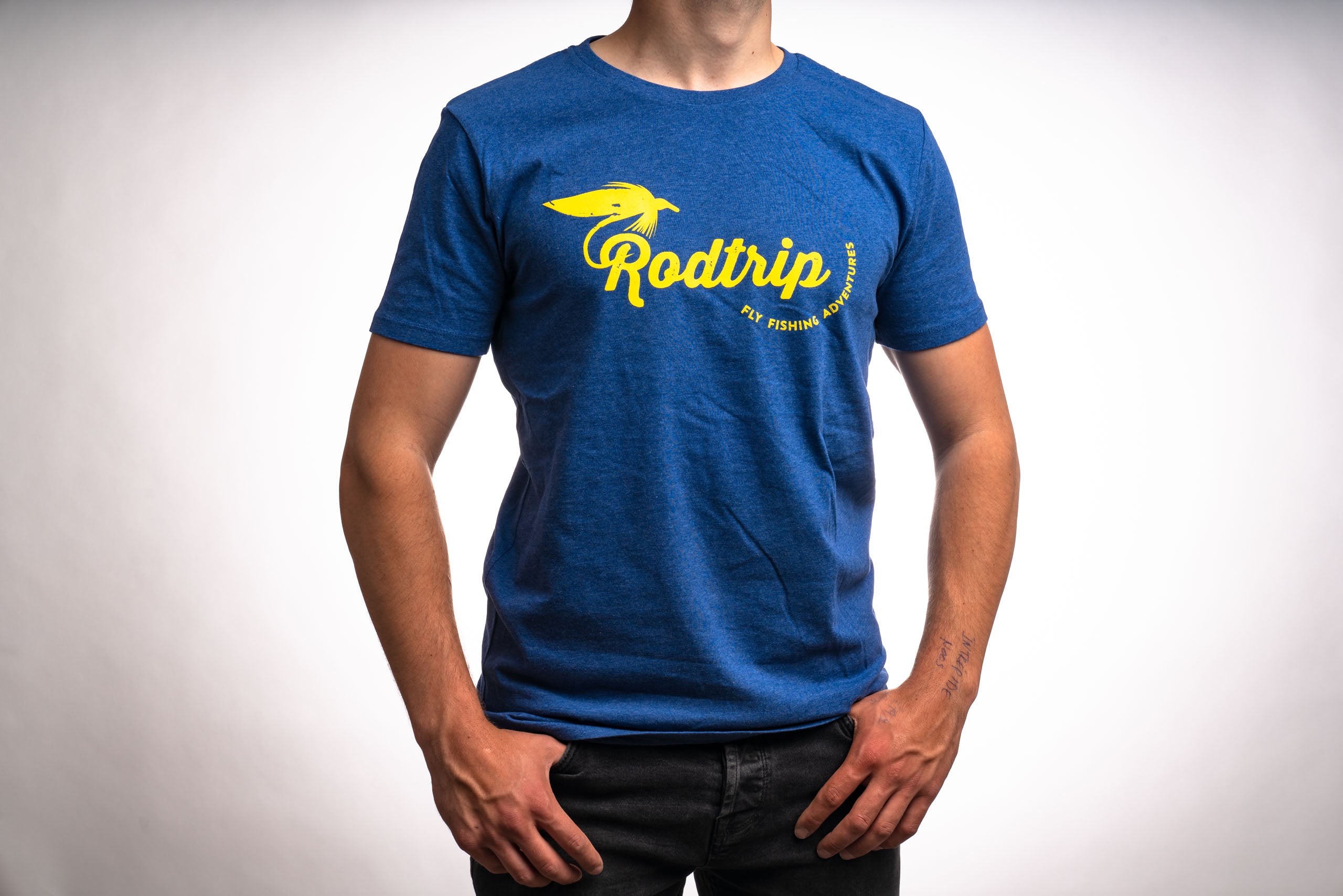 T-shirt Rodtrip Fly - Bleu/Jaune