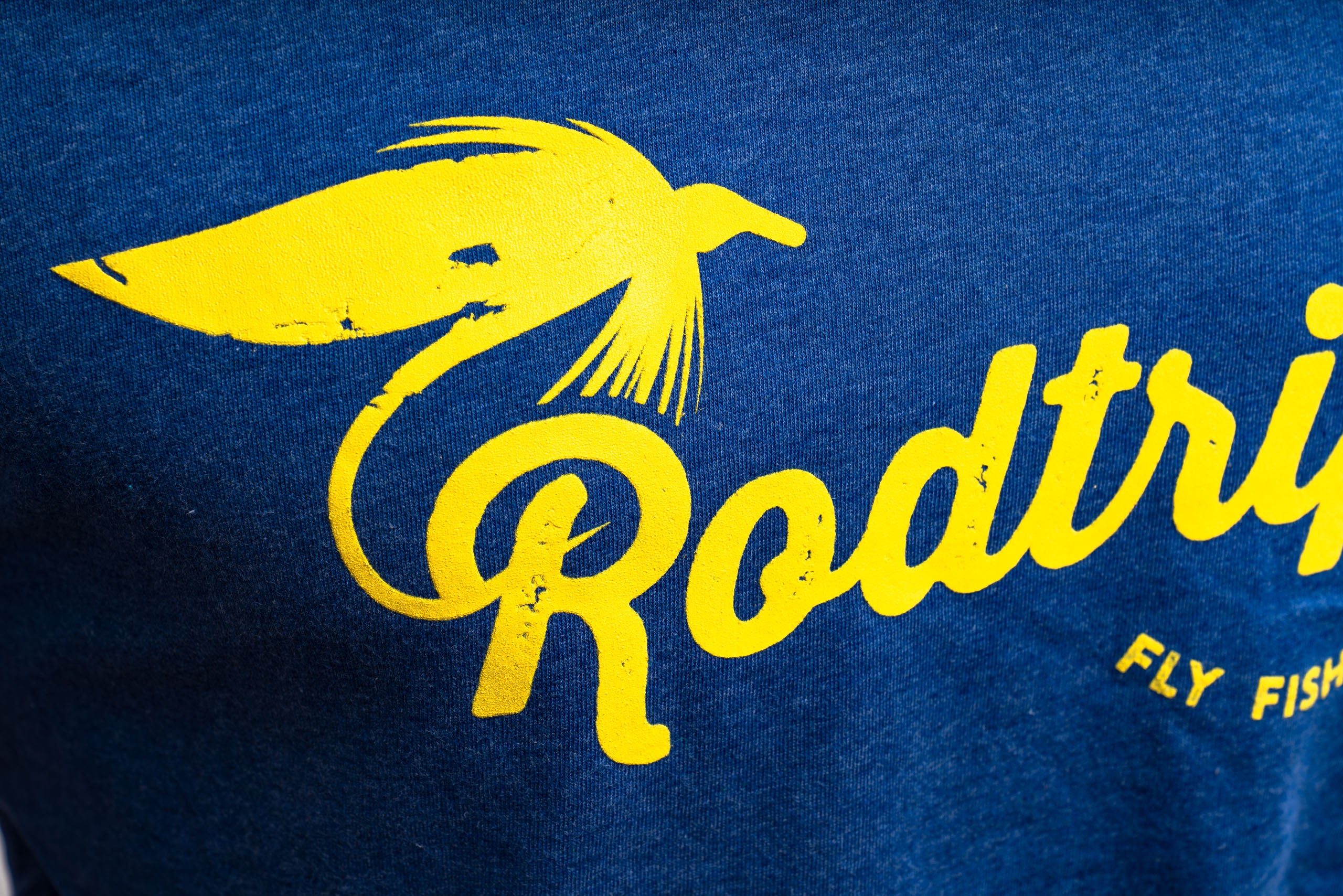 T-shirt Rodtrip Fly - Bleu/Jaune
