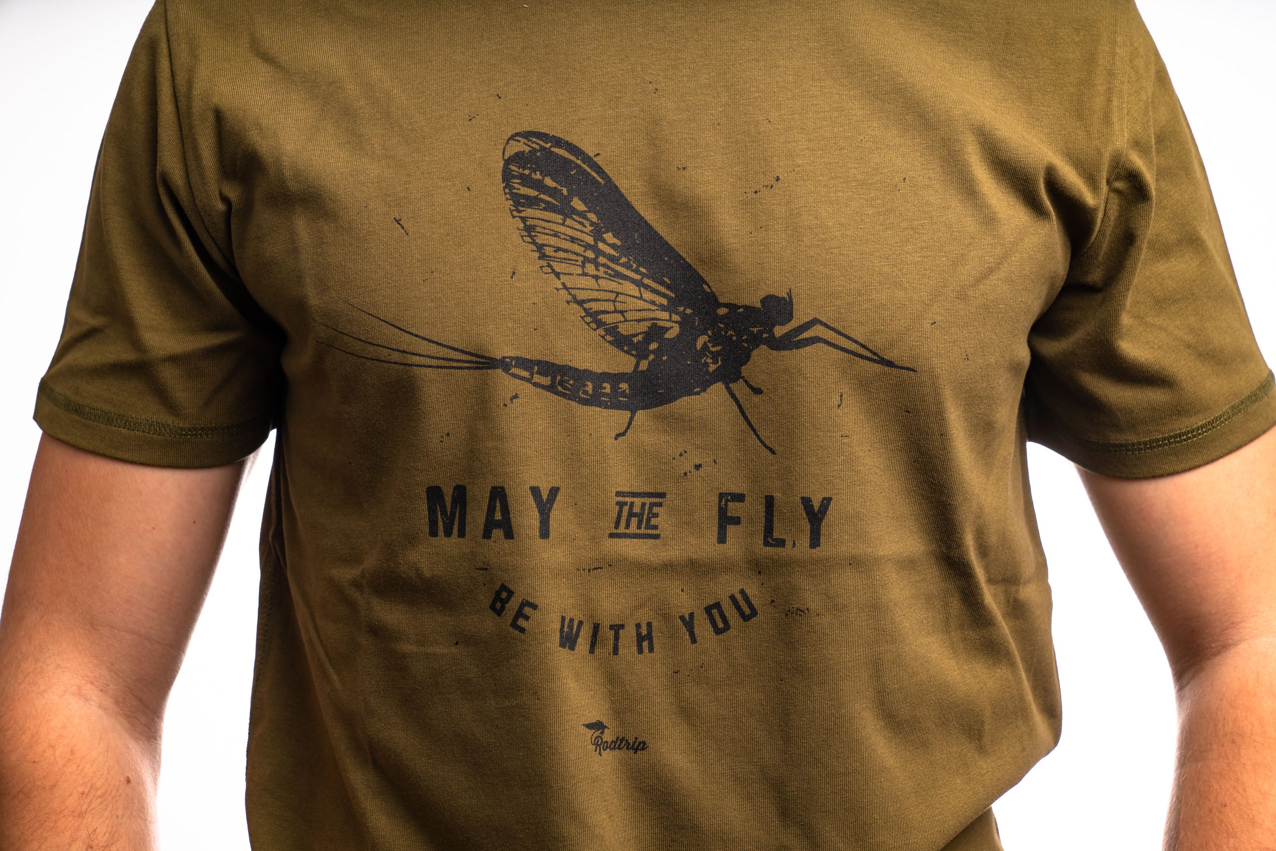 T-shirt May The Fly Be With You kaki